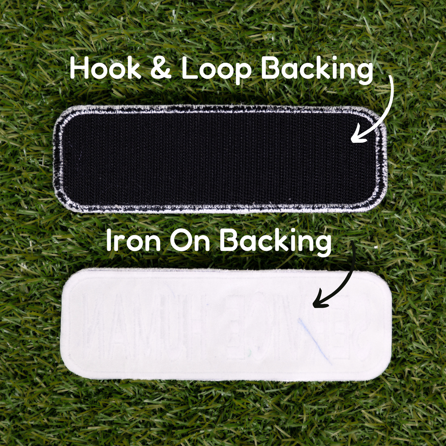 Dog Mom Patch — 2" x 6" Recycled Embroidered Patch