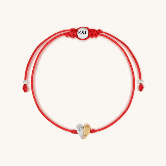 Harmonious Rhythm Red String Yin Yang Bracelet