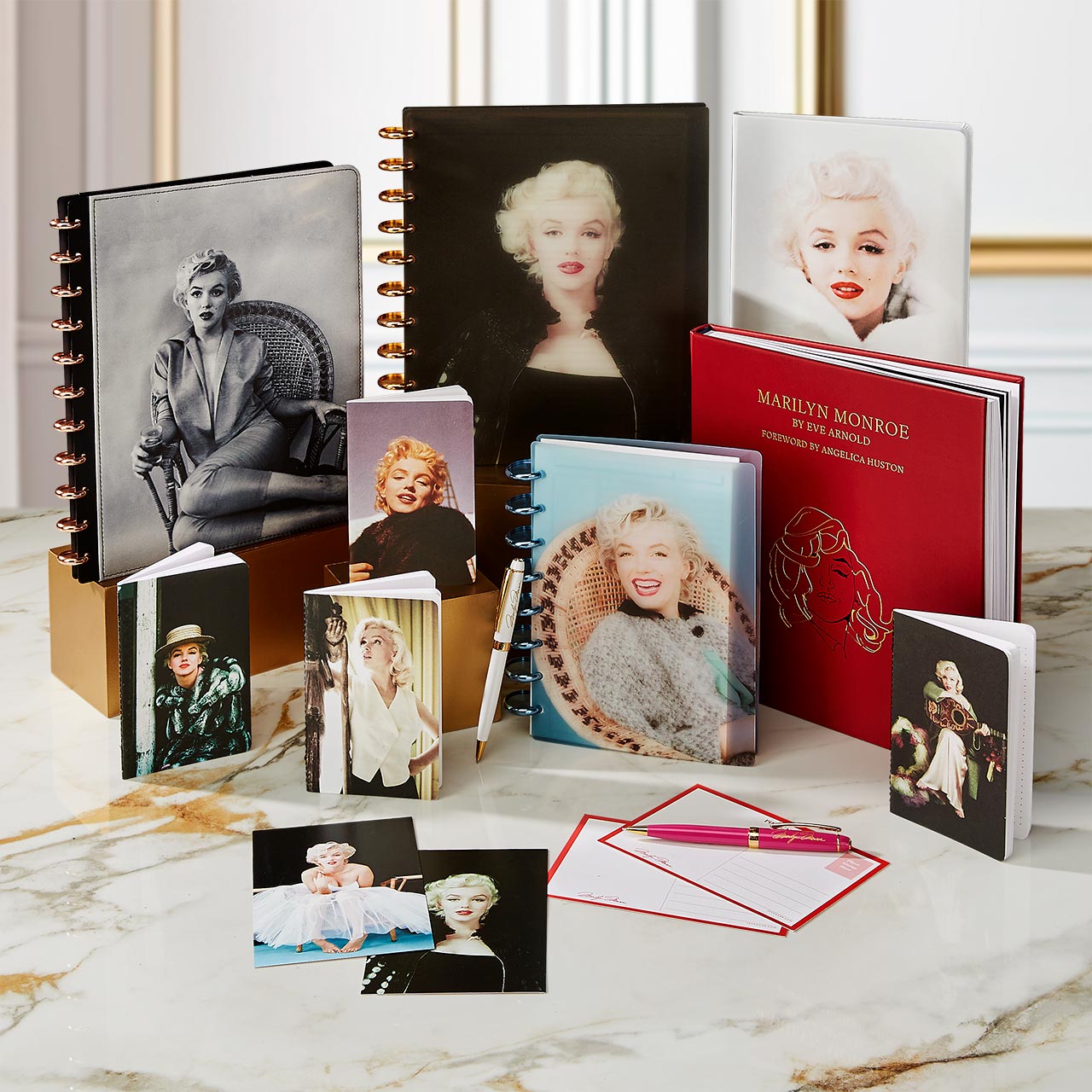 Marilyn Monroe Diamonds Ballpoint Pen with Swarovski Gem Cap