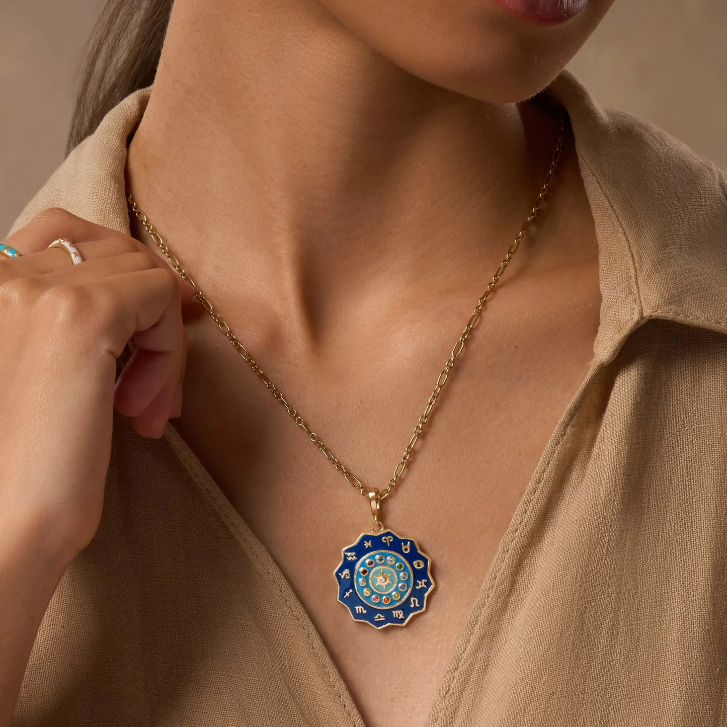 Limited Edition Astrology Wheel Necklace — Embraced Individuality