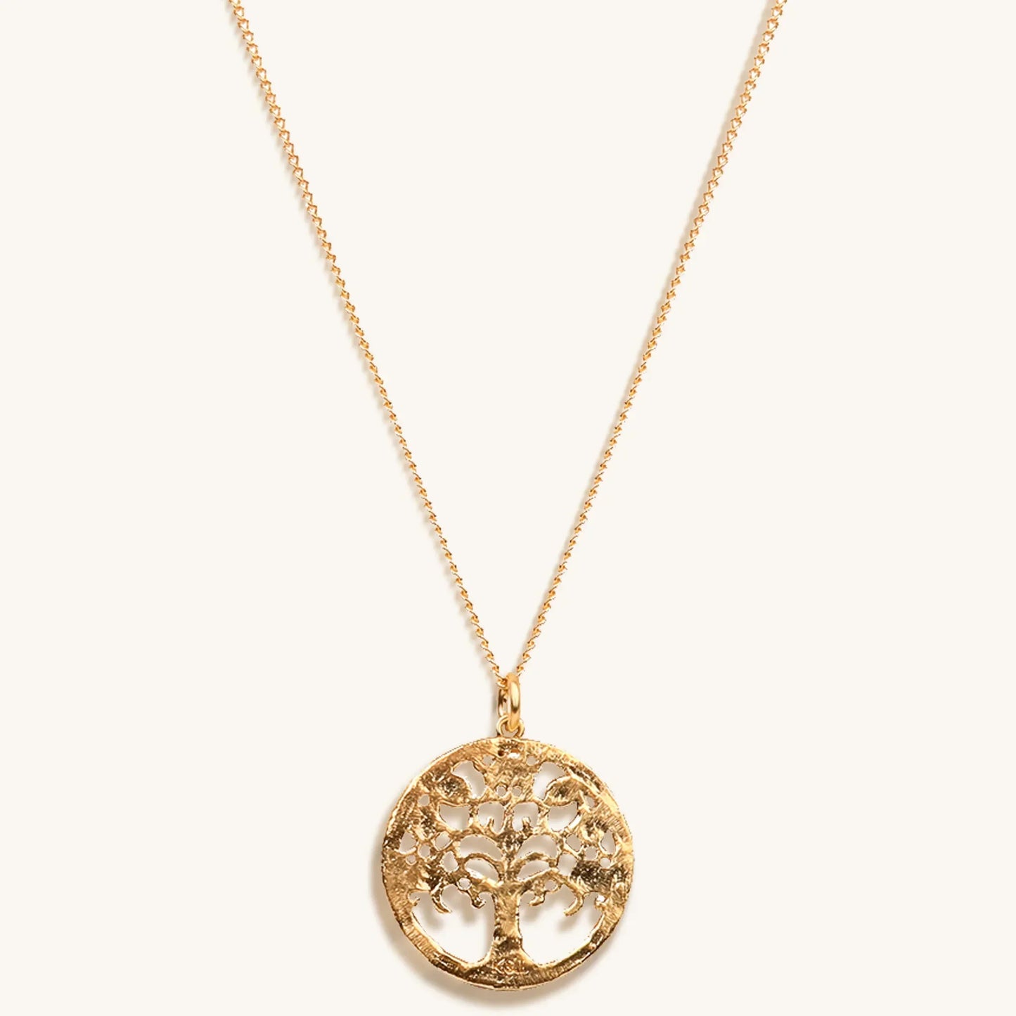 Mindful Alignment Chakra Tree of Life Charm Necklace — 18K Gold Plated