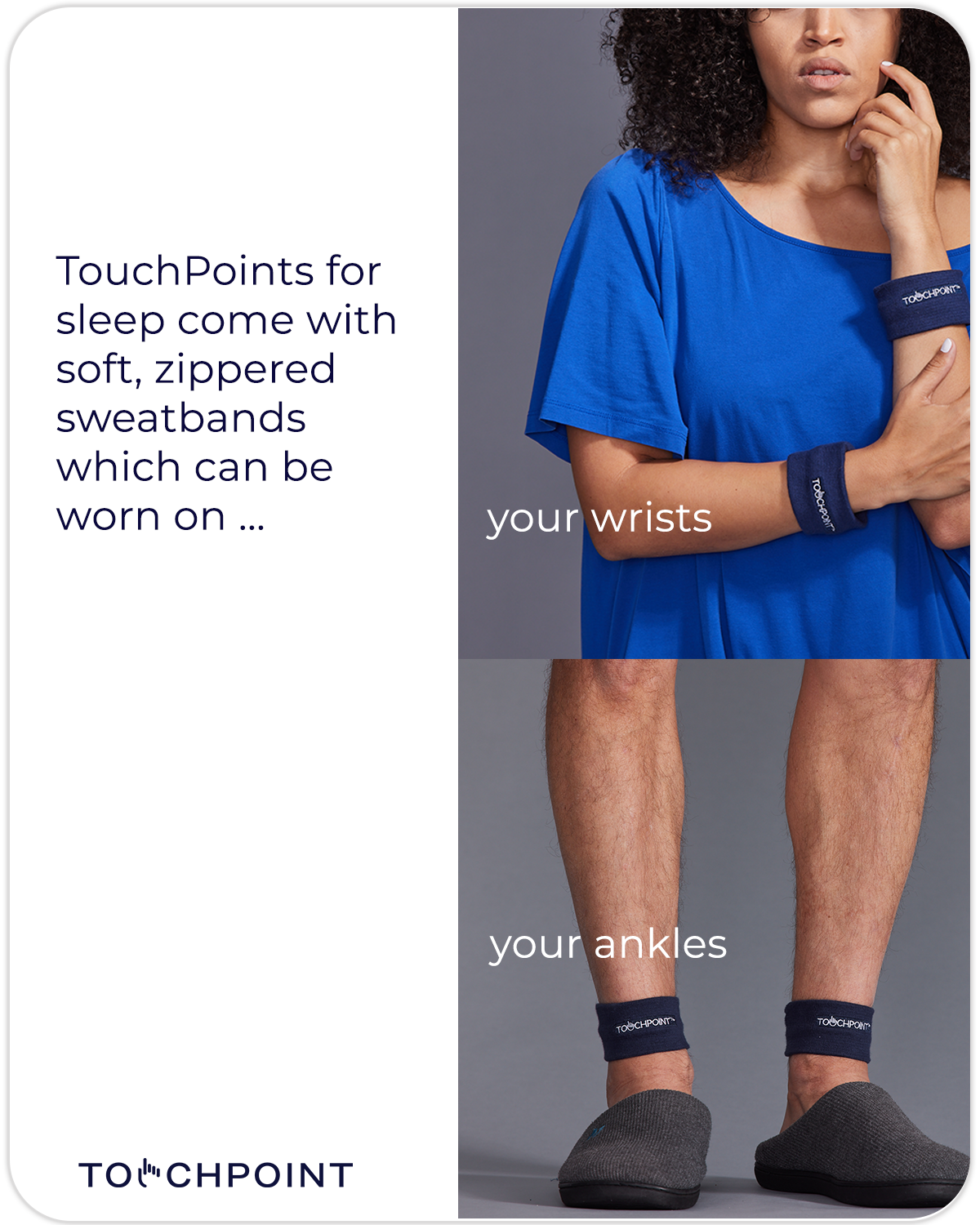 TouchPoints for Sleep — Wearable Sleep Aid Set (FSA/HSA Eligible)