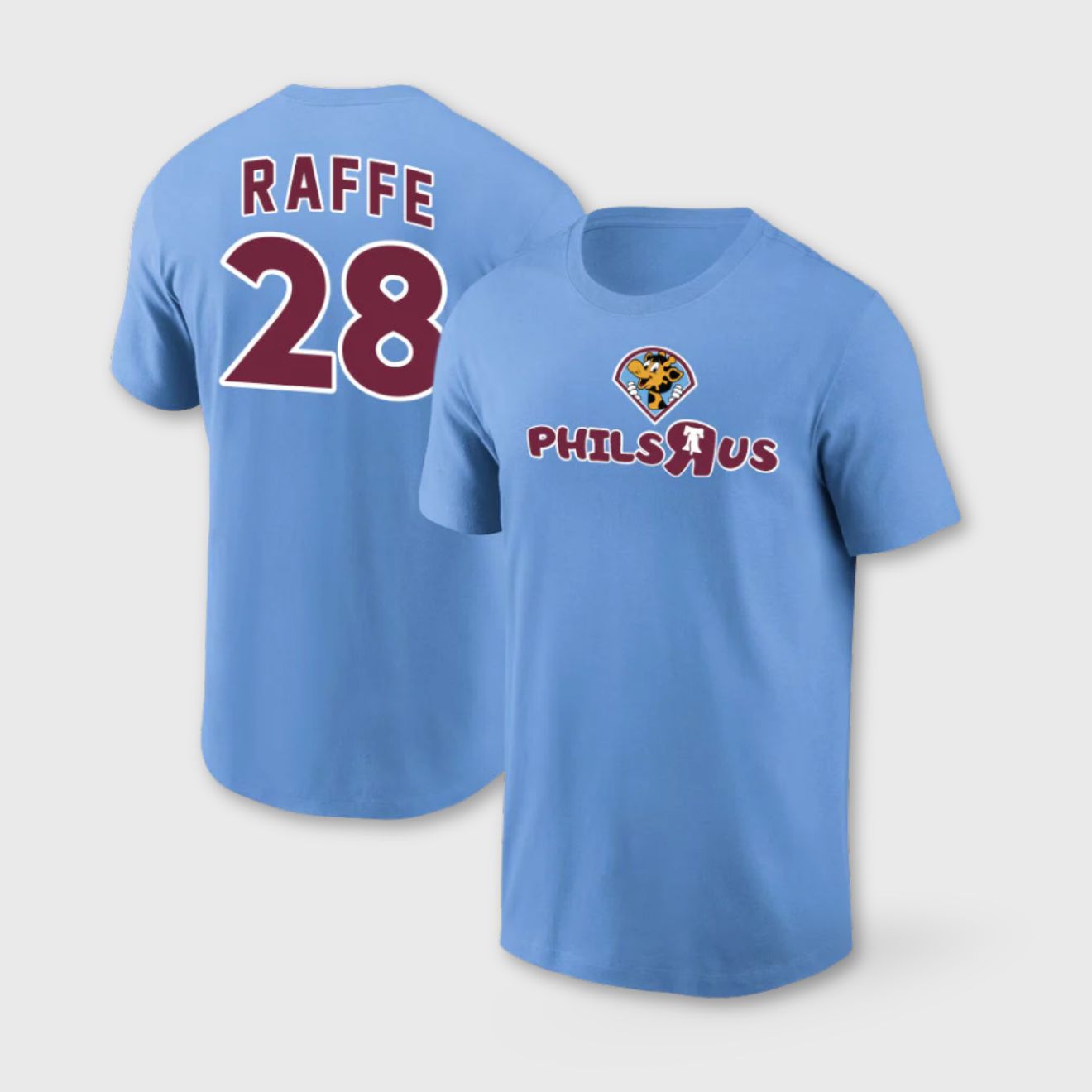 Alec Bohm “Raffe” Youth Phillies Shirt – Giraffe Nickname Tee