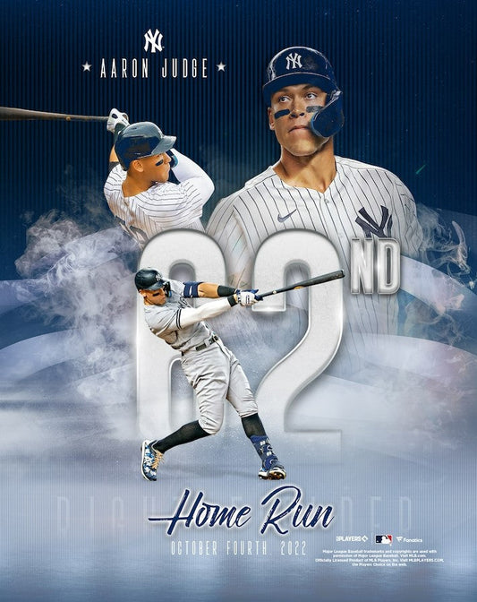Baseball player in a New York Yankees uniform with the number 92, surrounded by smoke effects.