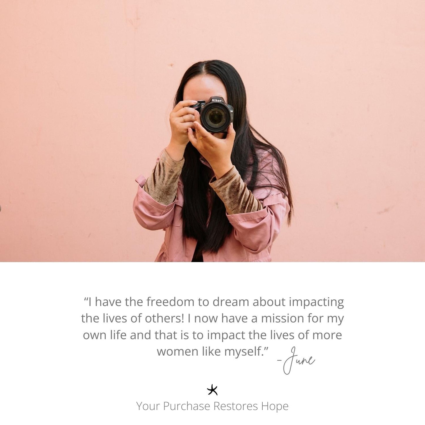 Give Hope Gold Mother-of-Pearl Stud Earrings — Gift Boxed Pair, Hope!!