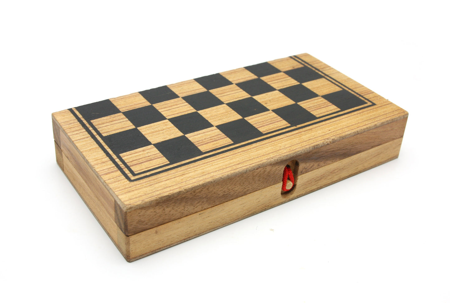 Chess, Checkers & Backgammon Foldable Wooden Game Set