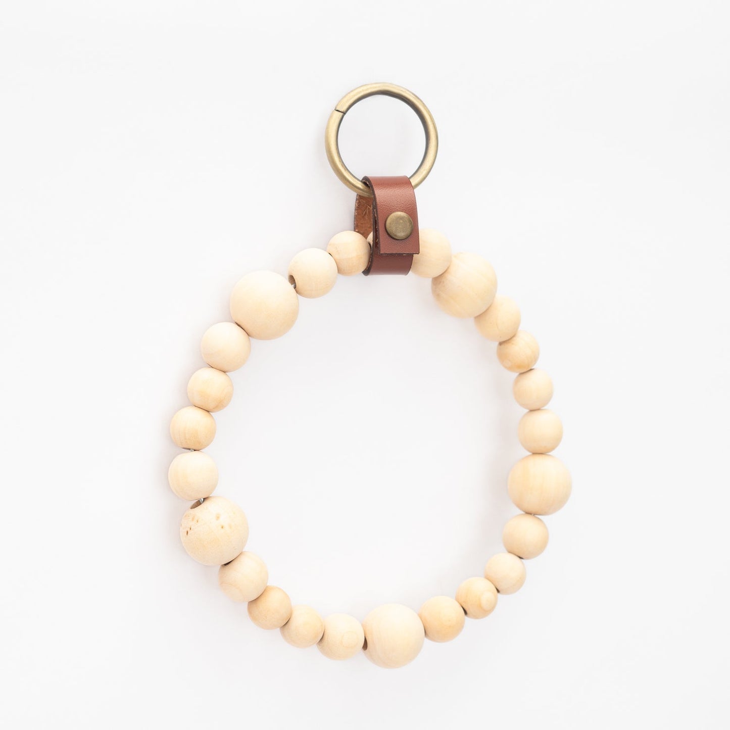 Serenity Birch Bead Towel Hanger — Chocolate