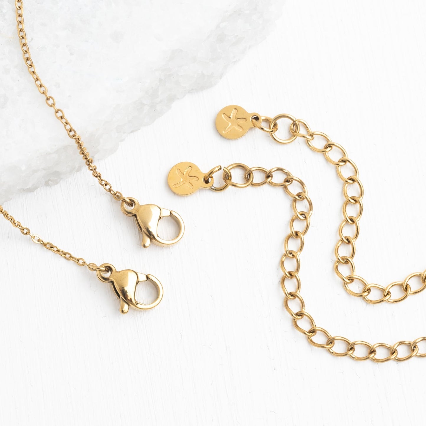 Journey Together Necklace Set in Mother of Pearl — Giftable Duo