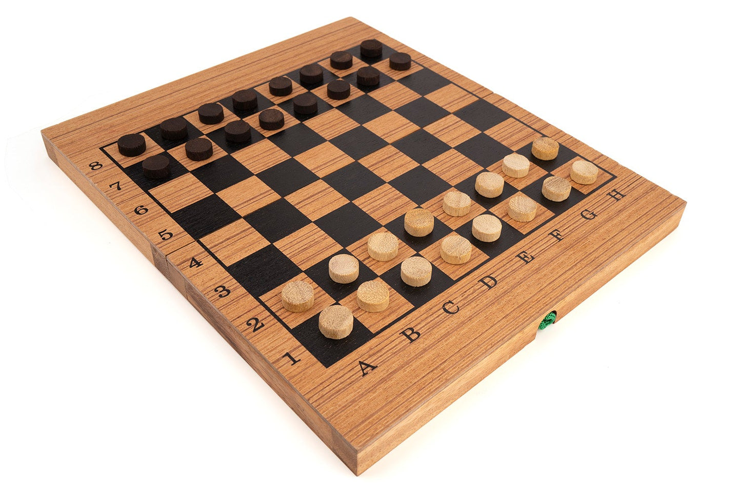 Classic Backgammon & Checkers Foldable Wooden Board Game
