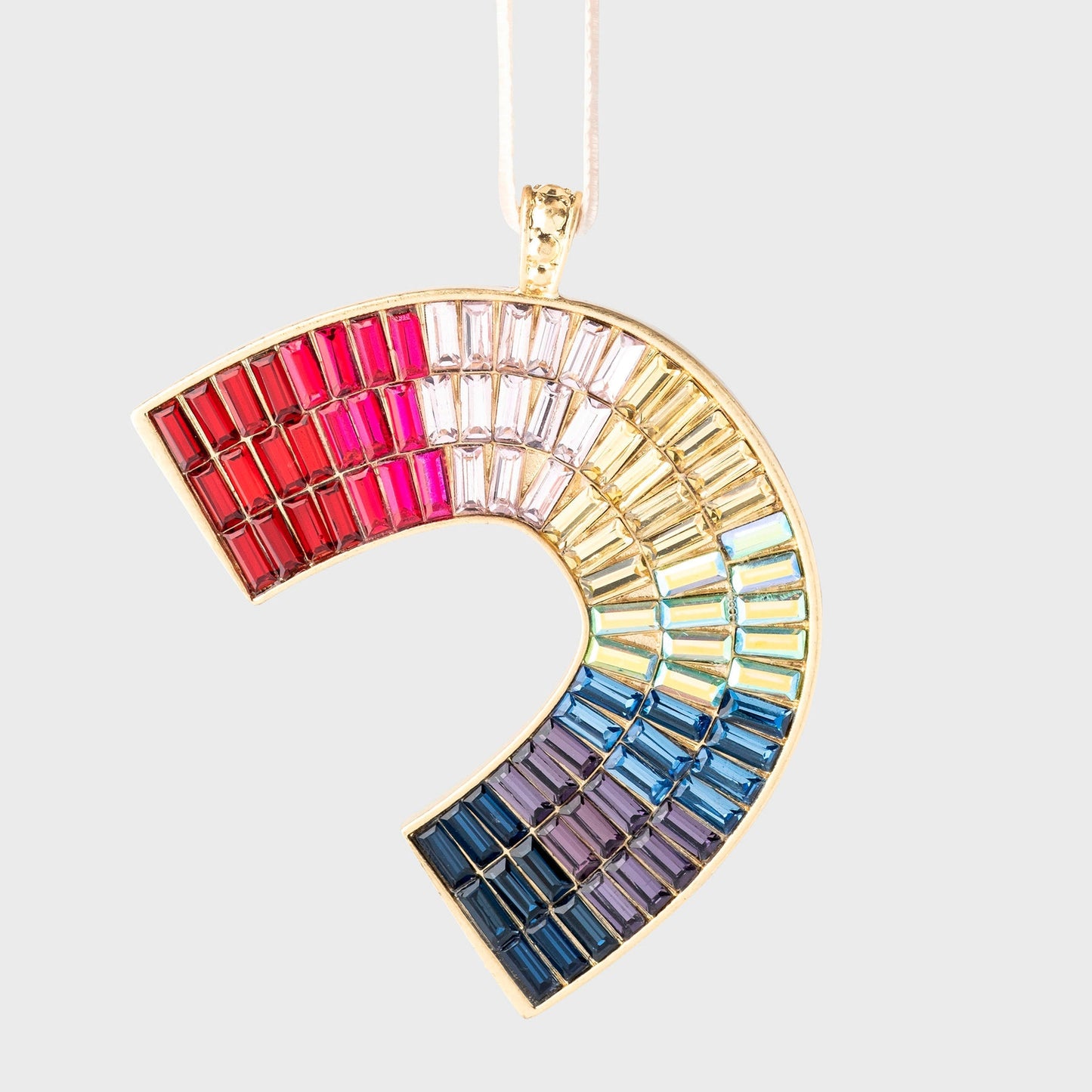 Rainbow hanging ornament