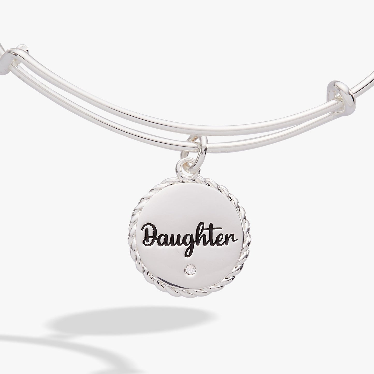 Daughter Most Precious Gift Charm Bangle Bracelet Meaningful