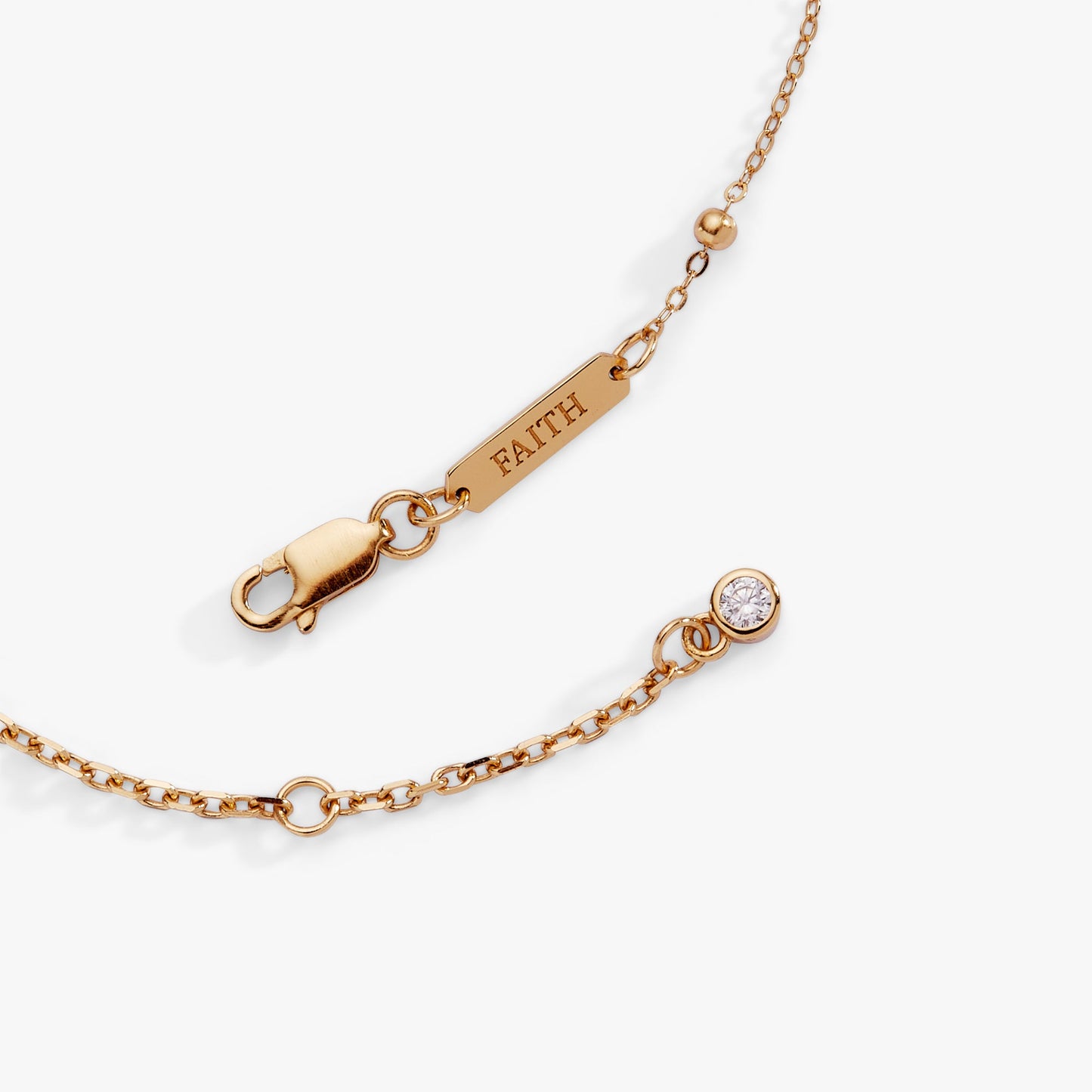 Cross Delicate Pave Crystal Beaded Strand Bracelet Elegant Sacred Gift