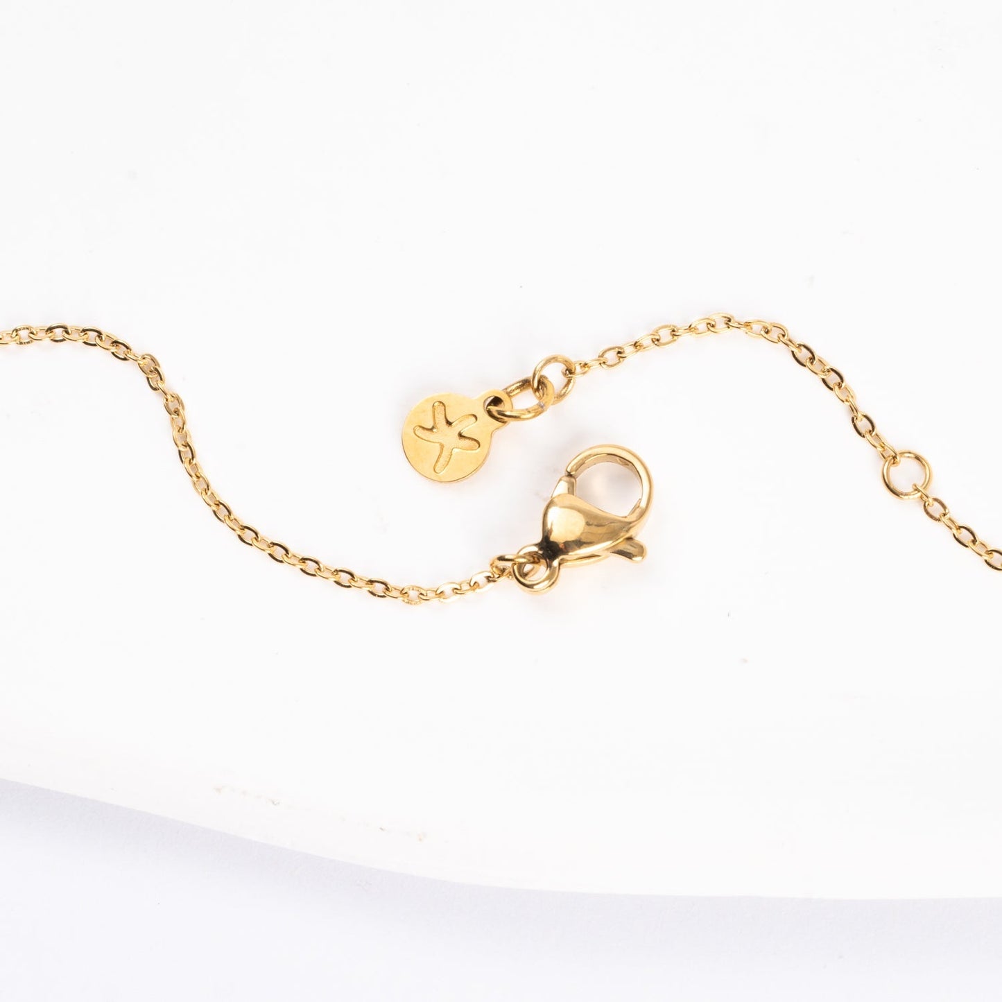 Courage Light & Gold Mother-of-Pearl Necklace