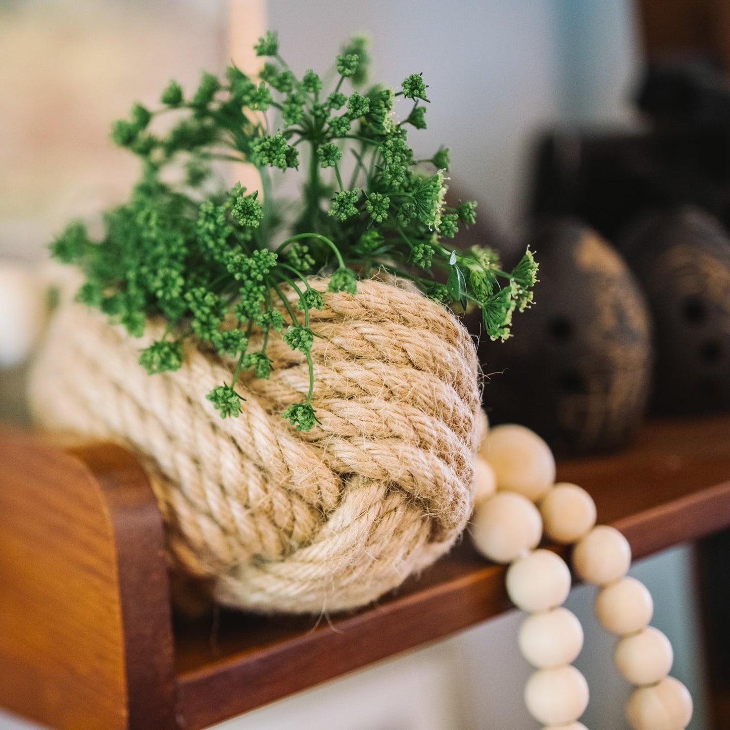 Mini Unbound Planter — Jute Rope