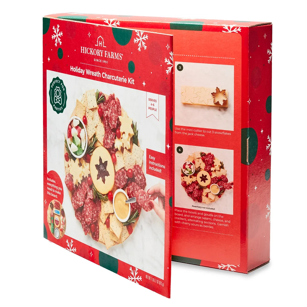 Holiday Wreath Charcuterie Kit