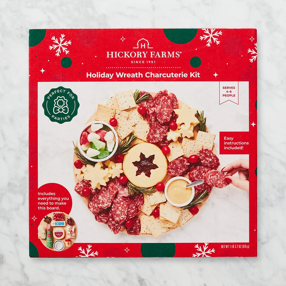 Holiday Wreath Charcuterie Kit