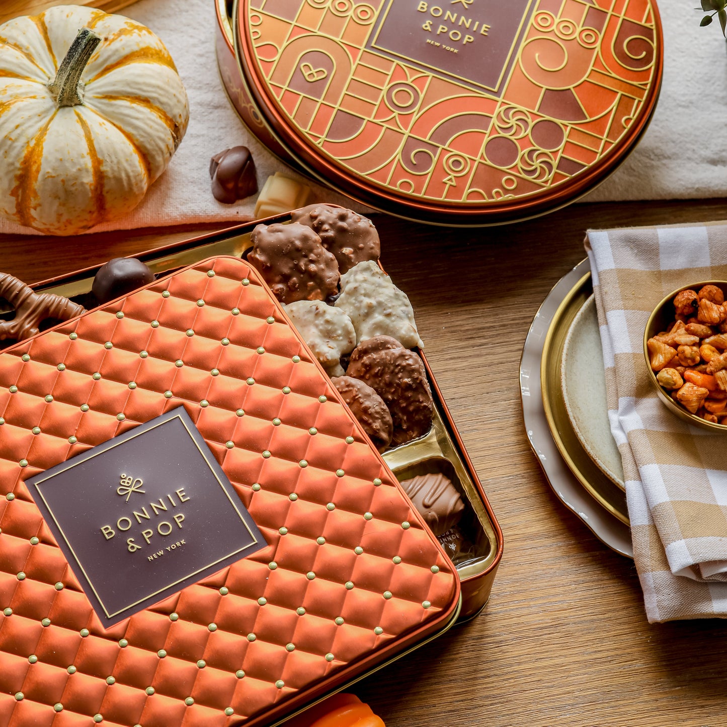 Gourmet Chocolate Gift Basket in Keepsake Tin