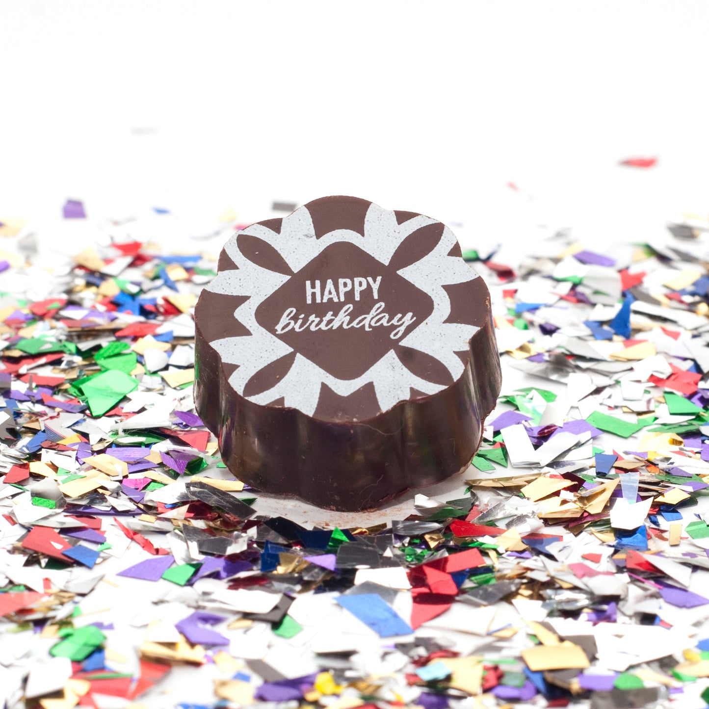 Birthday Chocolates with Vanilla Caramel and Fleur de Sel Center