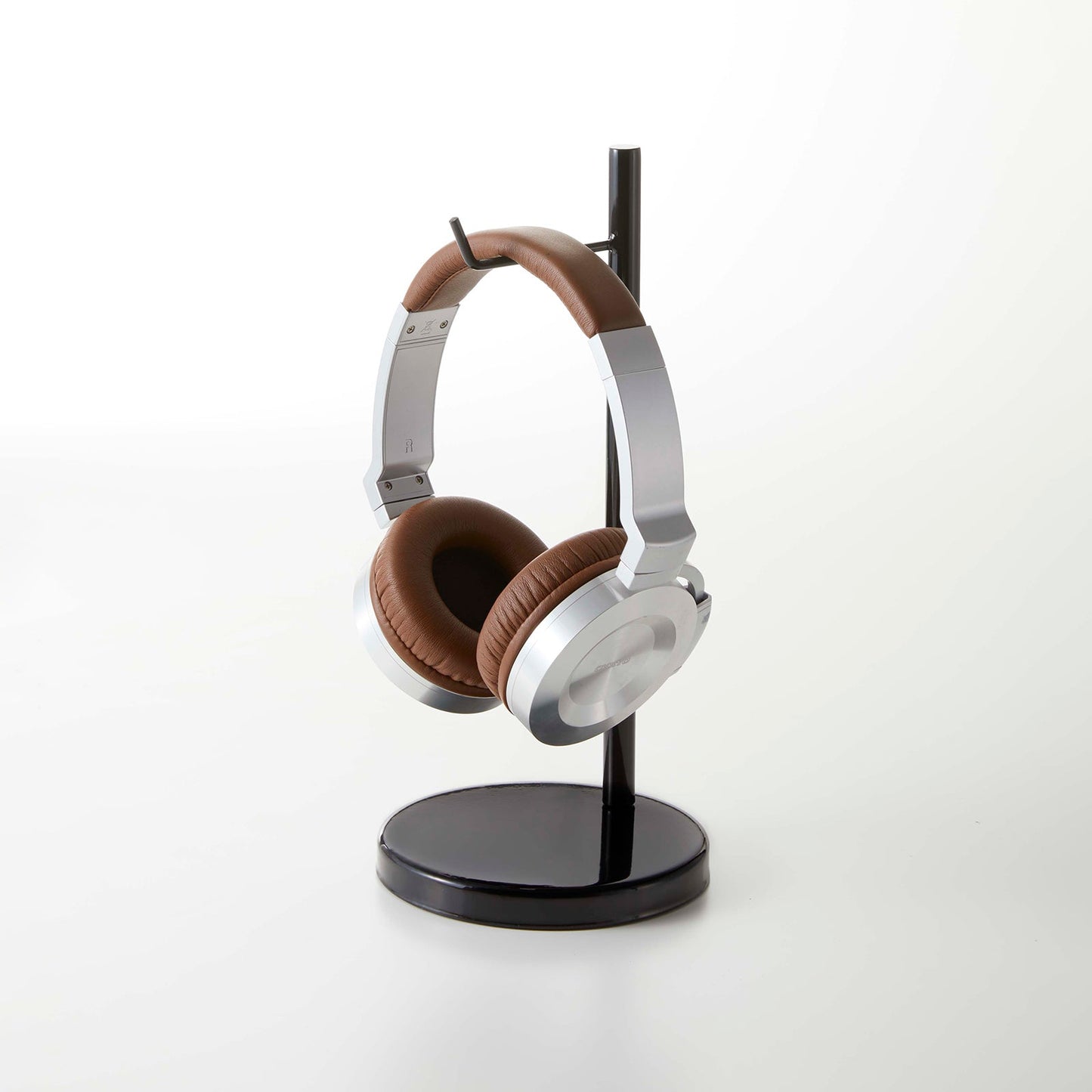 Sleek Steel Headphone Stand – Modern Desk Organizer