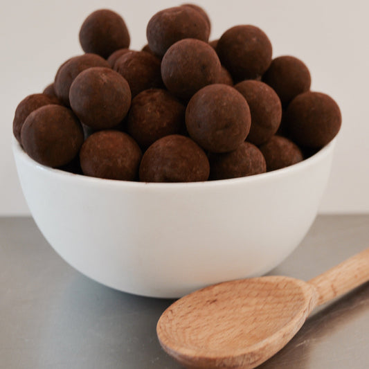 Caramel-Chocolate Hazelnuts — Candied, Double-Coated, Cocoa-Dusted Nut Bites