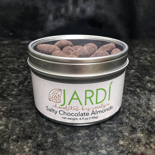 Salty Chocolate Almonds 2.0 — Brined, Roasted, Dark Chocolate Vegan Bites