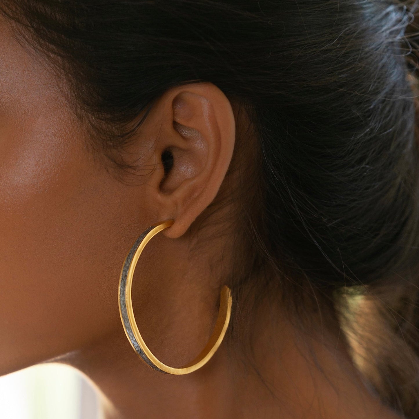 Hapur Gold Vermeil Hoop Earrings