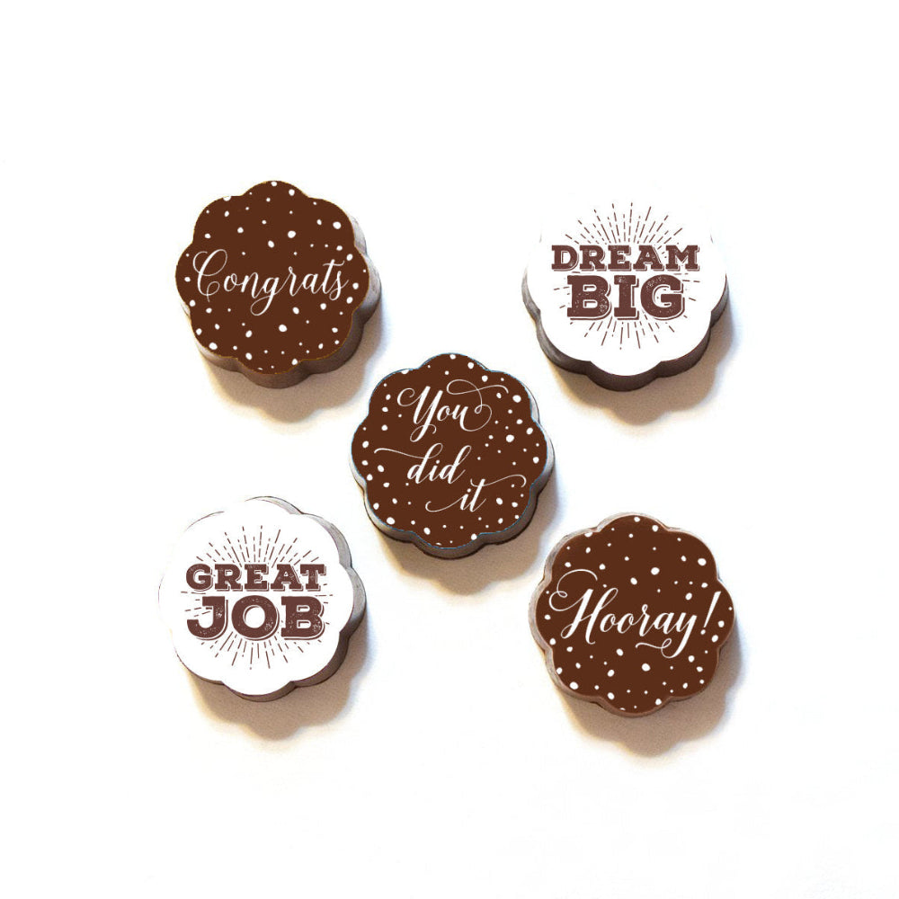 Congrats Chocolate Caramels with Fleur de Sel Celebration Gift Box