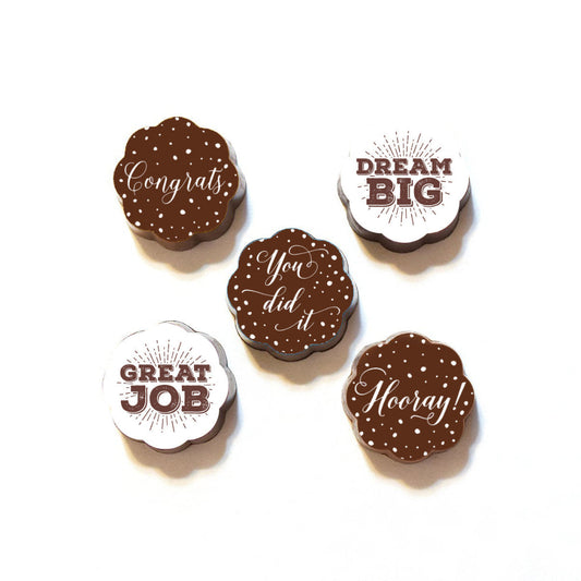 Congrats Chocolate Caramels with Fleur de Sel Celebration Gift Box