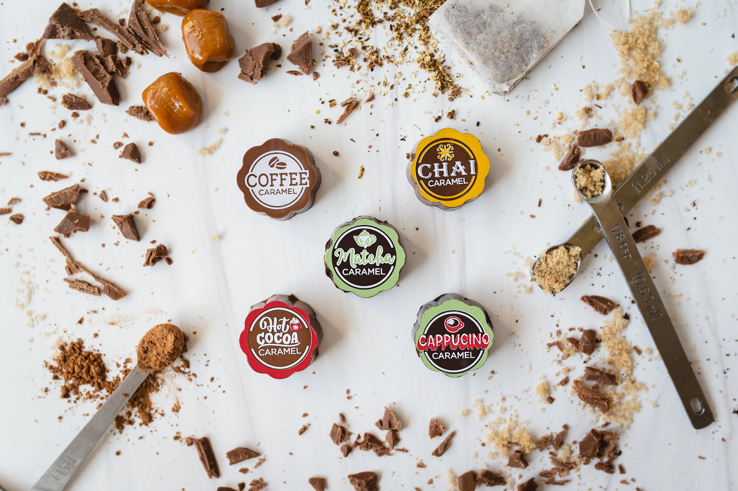 Coffeehouse Caramel Chocolates Assortment for Giftable Indulgence