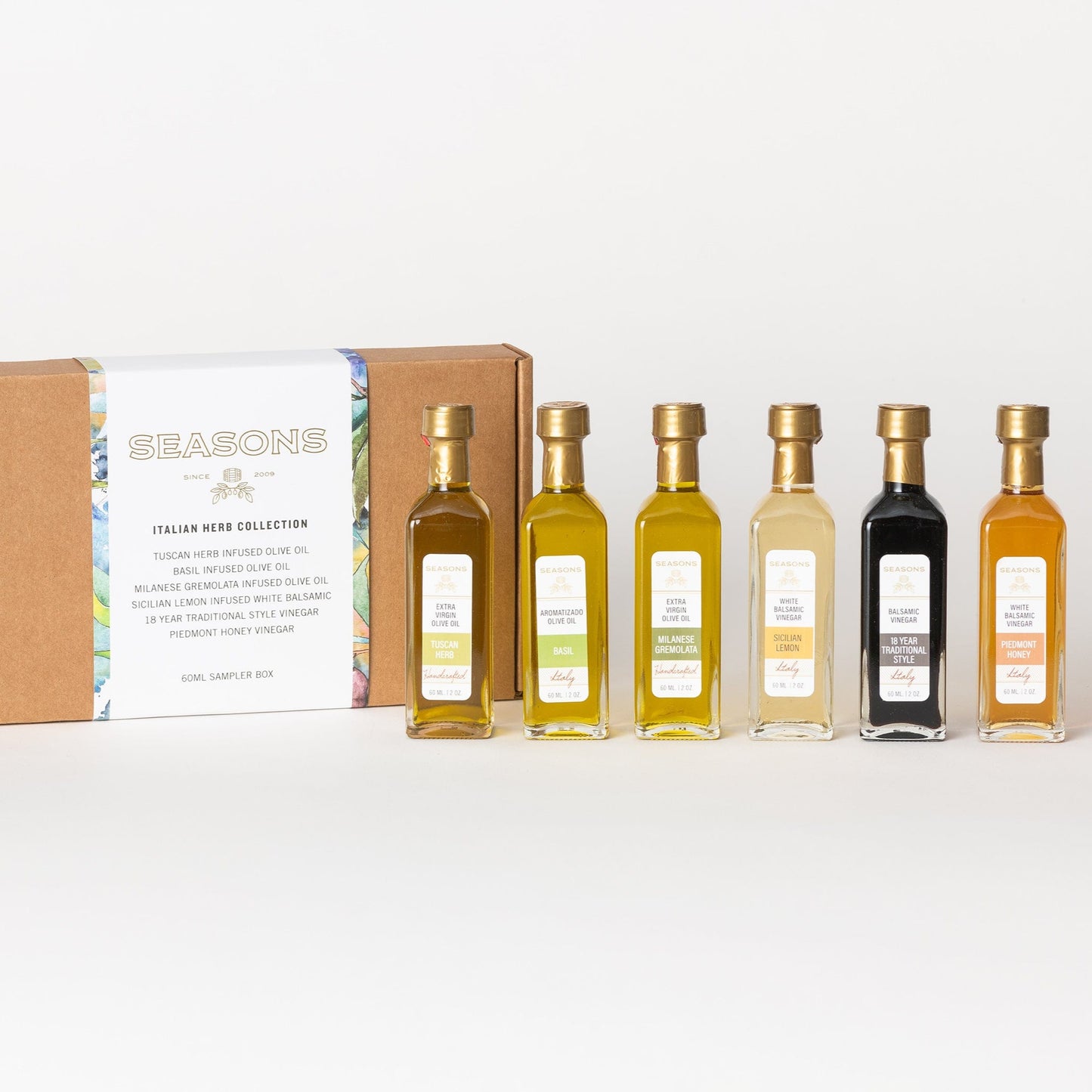 Italian Herb Olive Oil & Balsamic Tasting Sampler Gift Set