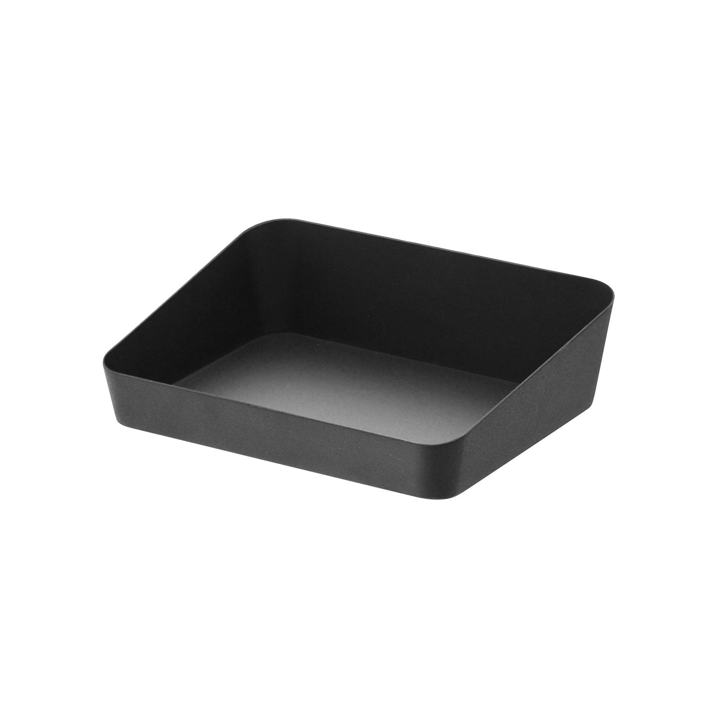Small Angled Steel Vanity Tray — Minimalist Organizer