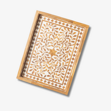 Jodhpur Wood Inlay Tray - GiftSuite