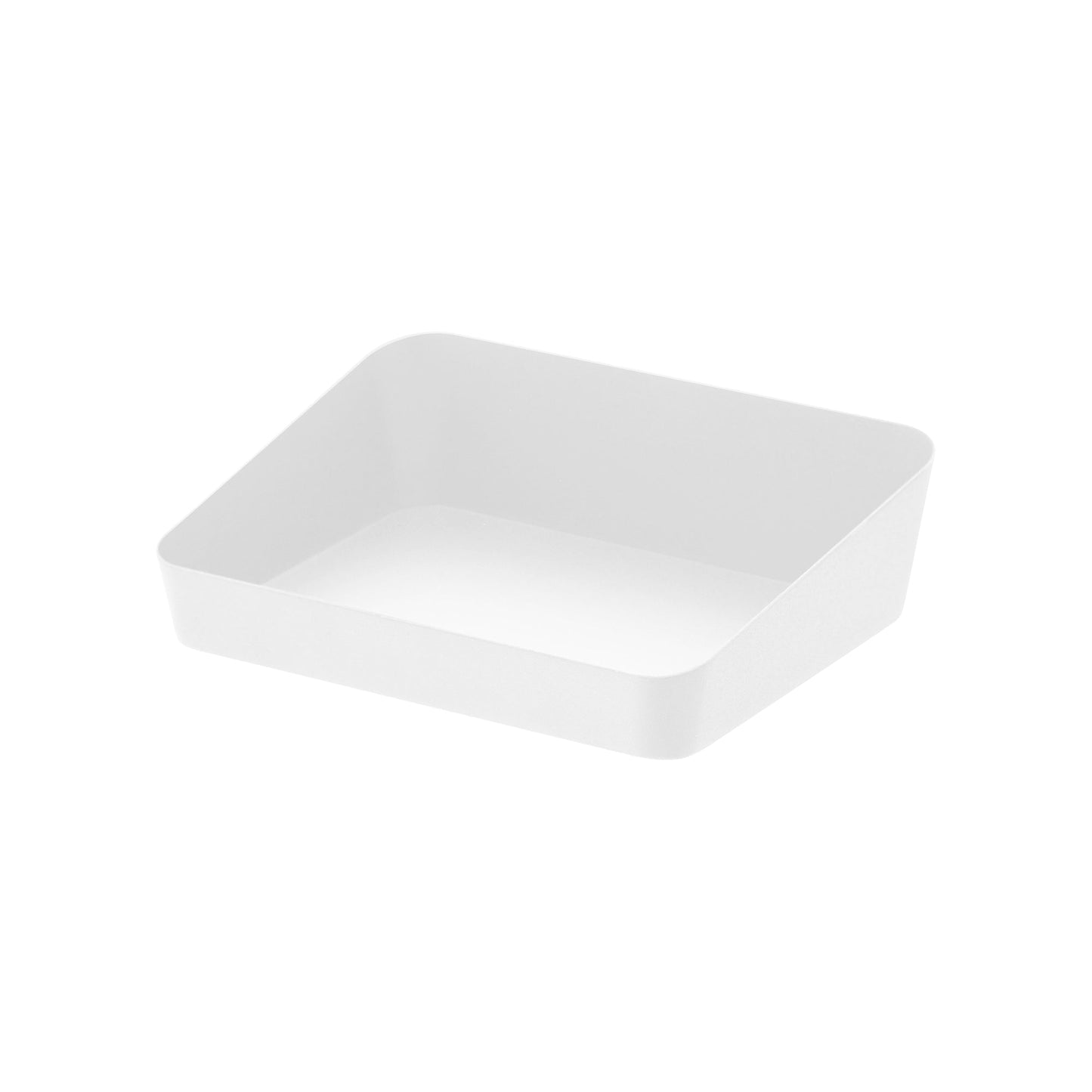 Small Angled Steel Vanity Tray — Minimalist Organizer