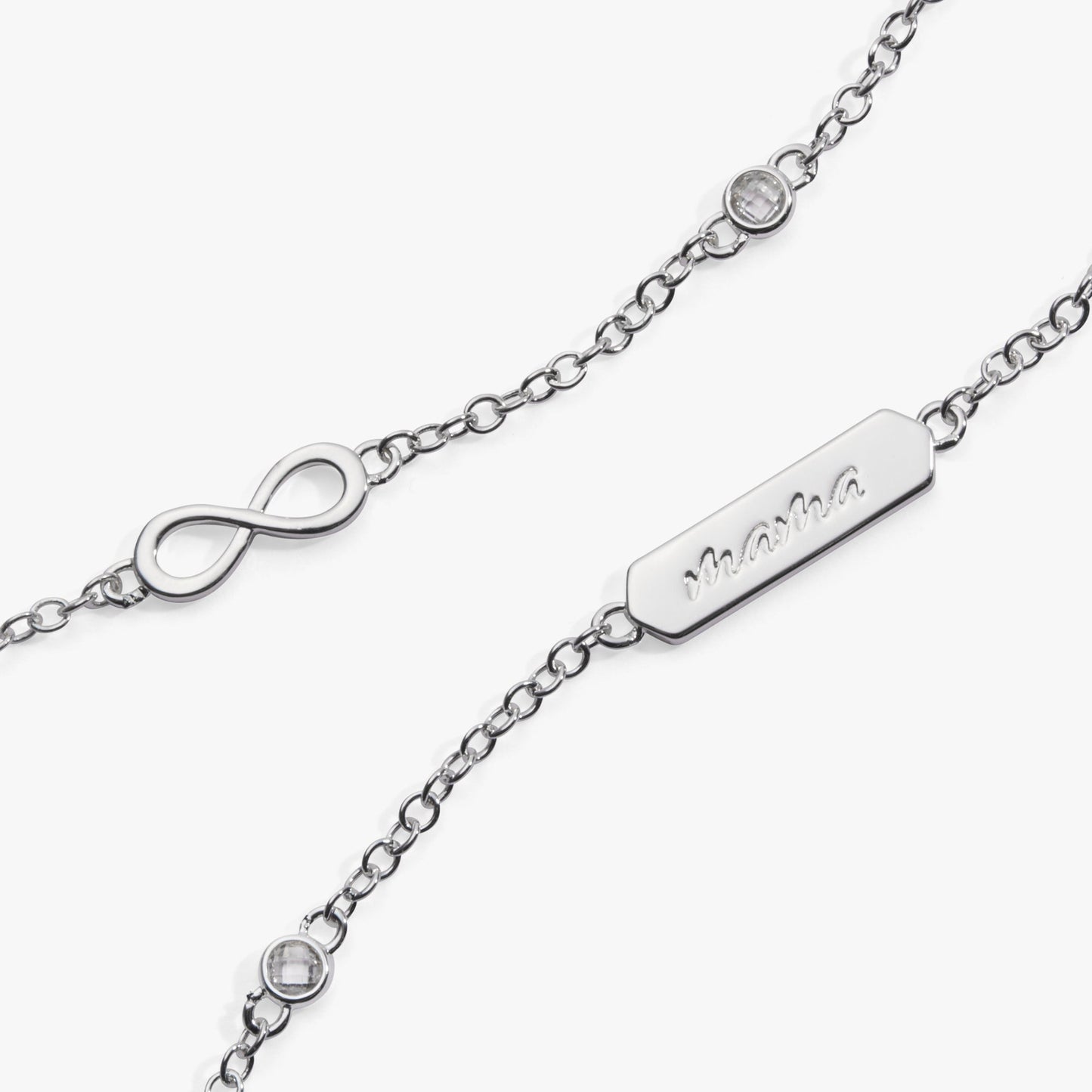 Mama Infinity Double Strand Chain Bracelet Meaningful Gift