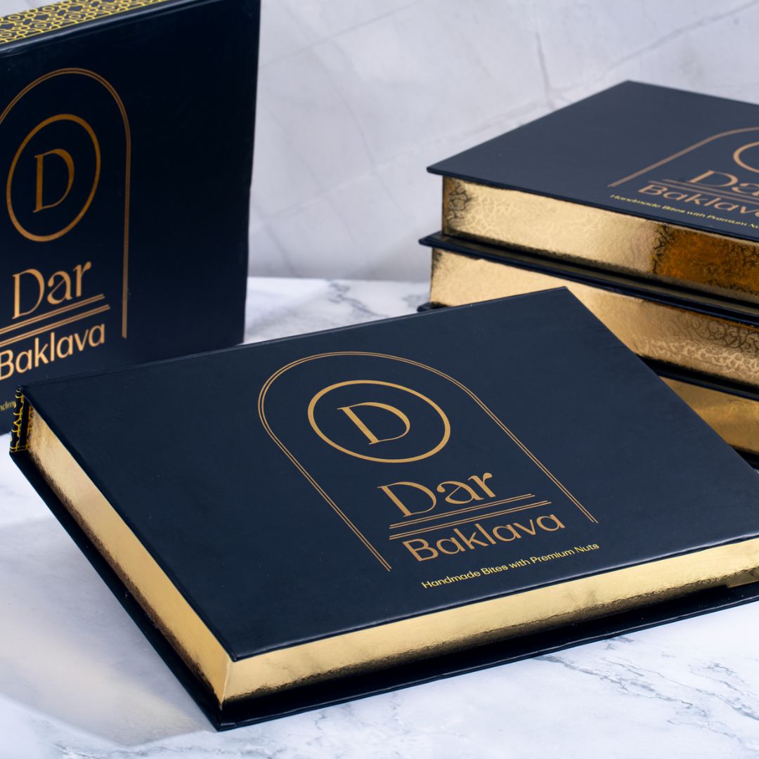 Nut Baklava Gift Box — 40-Piece Assorted Snacklava Sampler