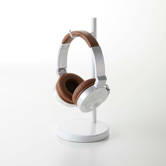 Sleek Steel Headphone Stand – Modern Desk Organizer