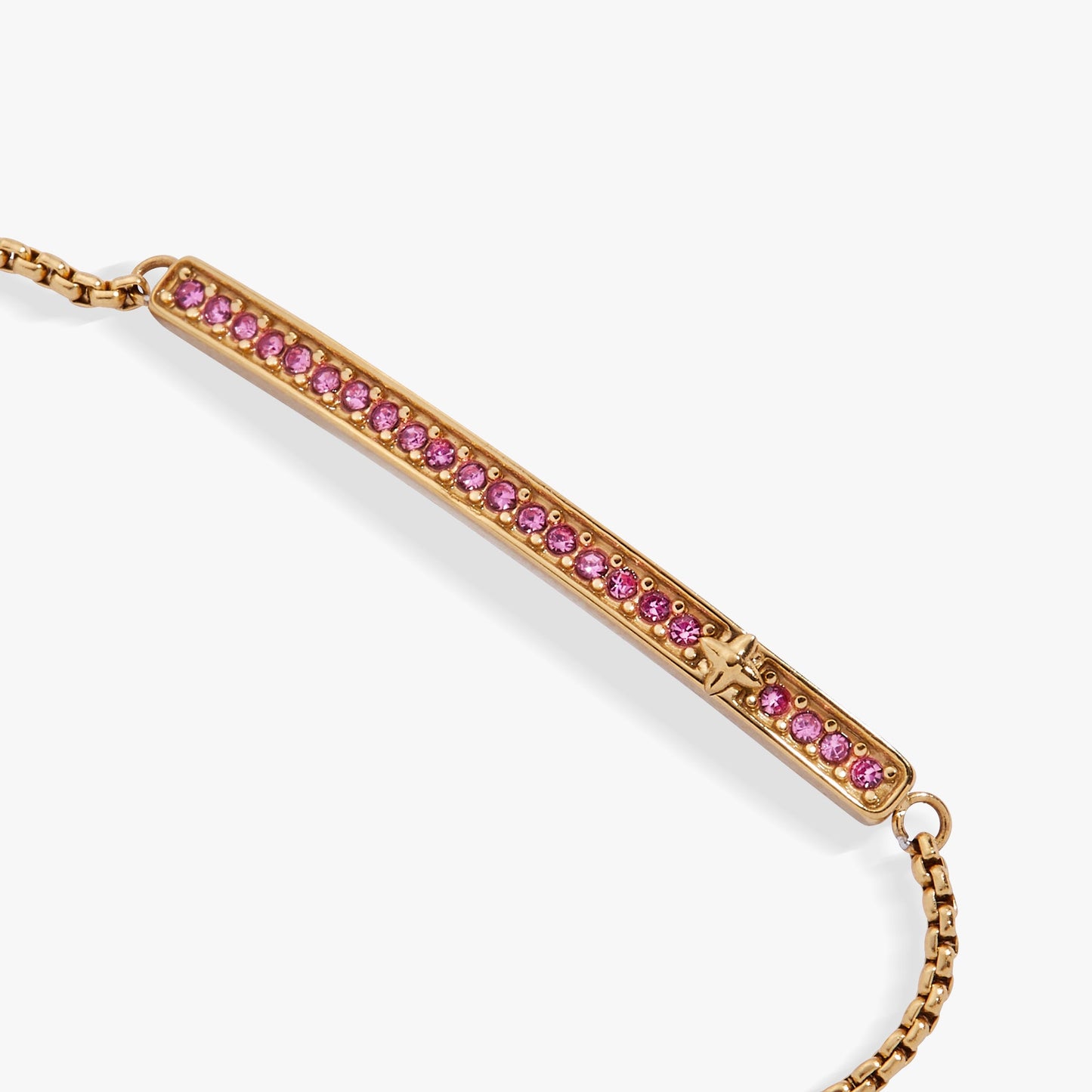 October Everyday Birthstone Pave Bolo Bracelet with Rose Sparkle Gift!
