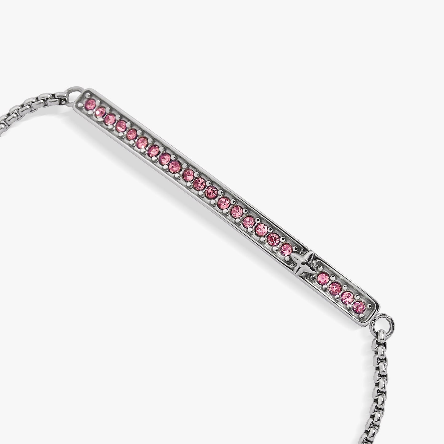 October Everyday Birthstone Pave Bolo Bracelet with Rose Sparkle Gift!