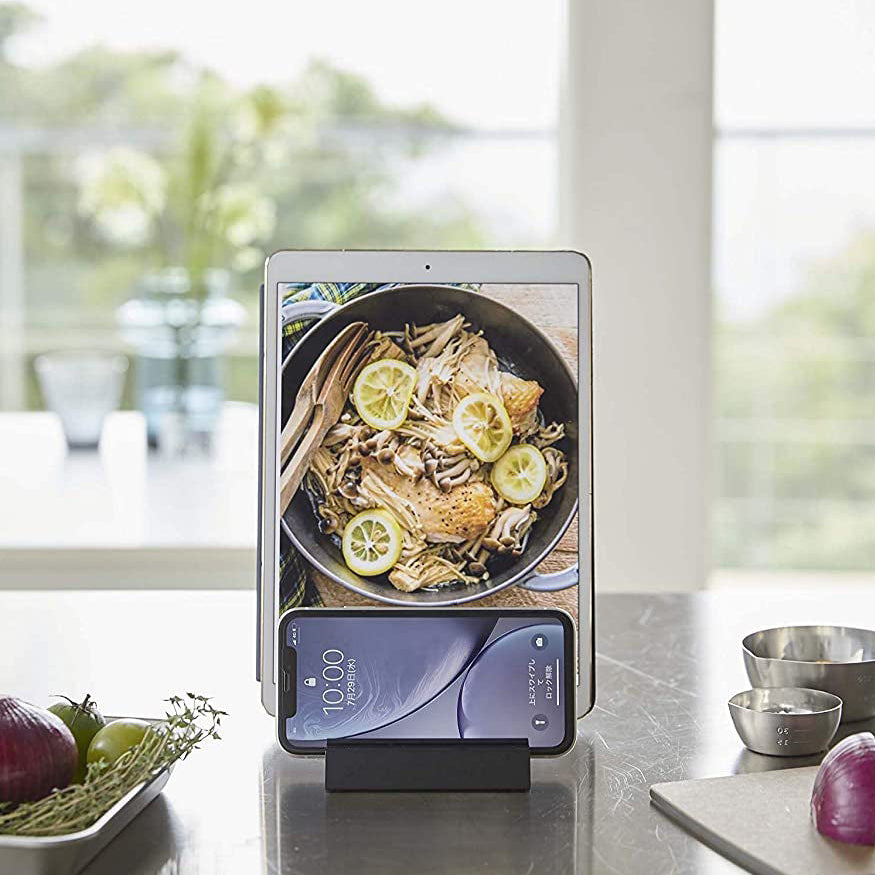 Aluminum Phone & Tablet Stand — Compact Charging Rack