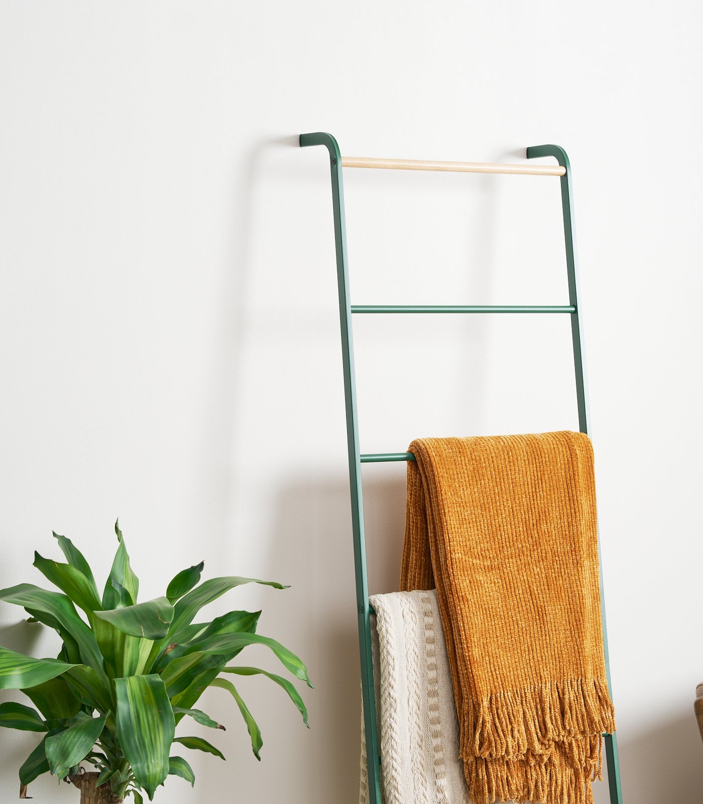 "63” Leaning Steel Storage Ladder – Limited Forest Green Edition