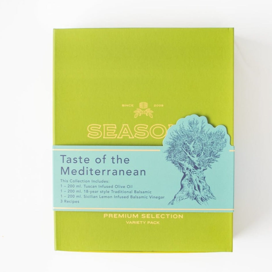 Taste of the Mediterranean Olive Oil and Vinegar Gift Set