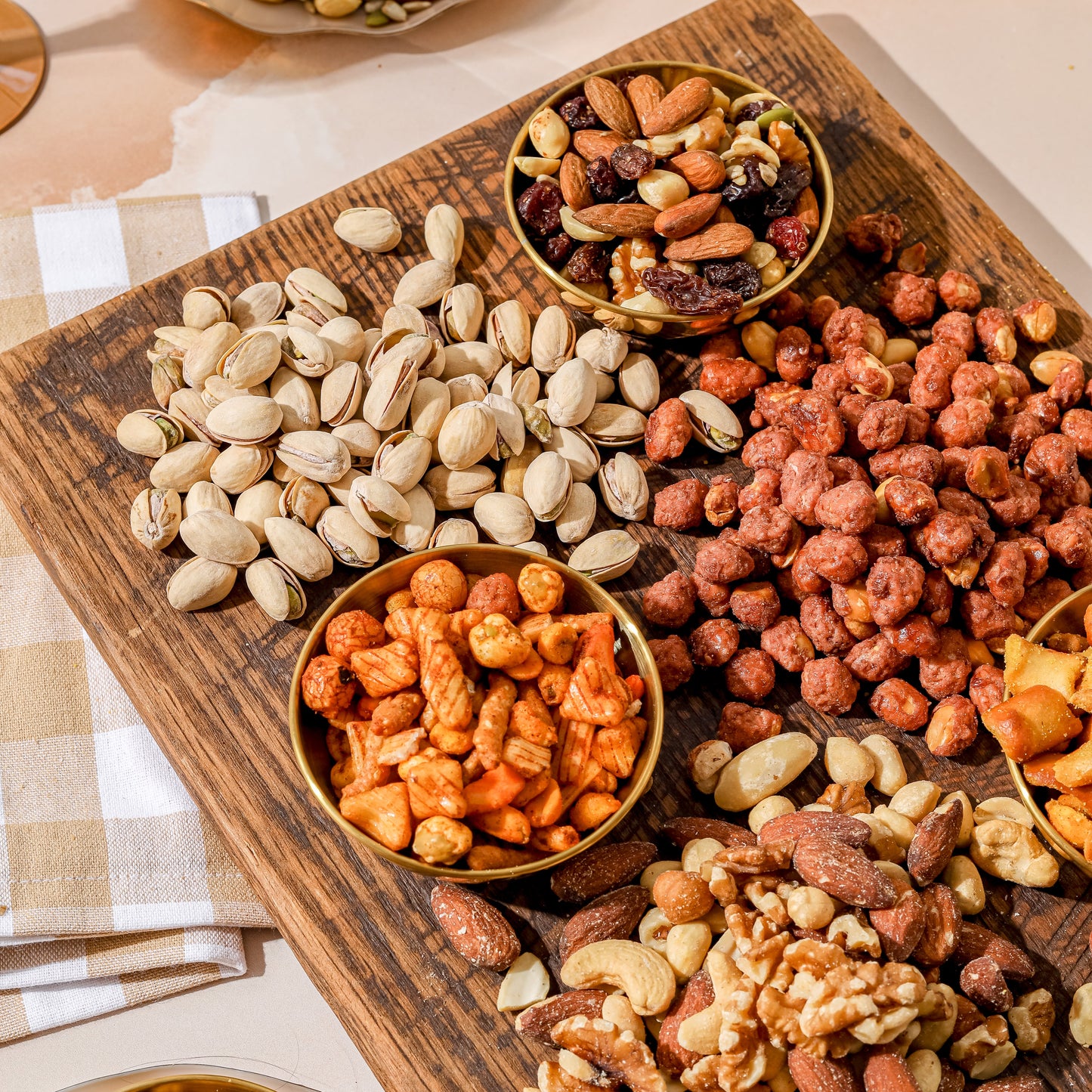 Gourmet Nut Sampler Crate – Reusable Wooden Gift