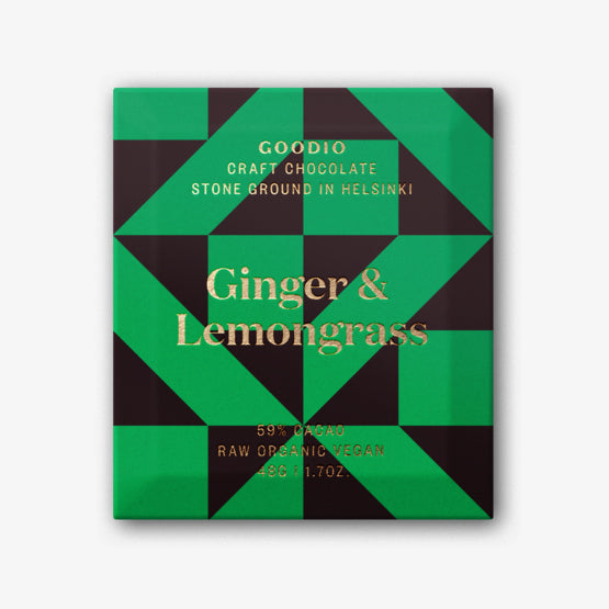 Organic Craft Chocolate - Ginger & Lemongrass