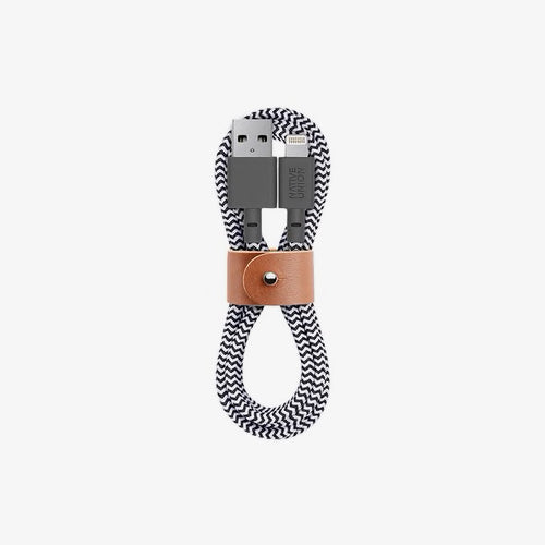 Belt Lightning Charging Cable - Zebra