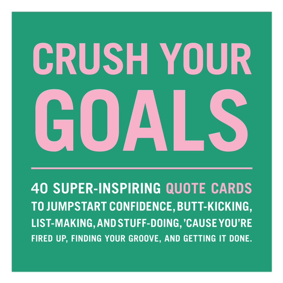 Crush Your Goals Card Deck on GiftSuite.com