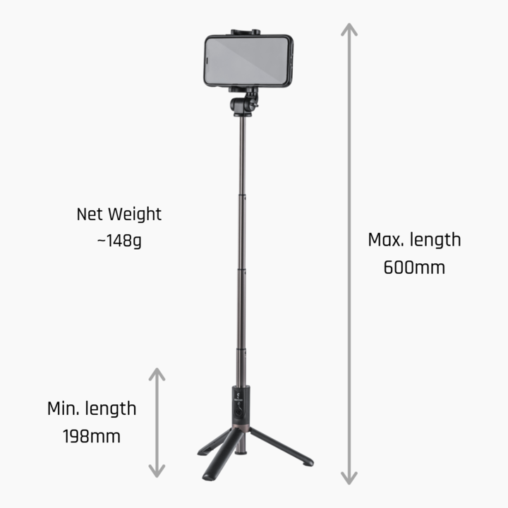 Tripod & Selfie Stick with Bluetooth