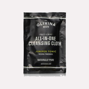 Olivina Men Juniper Tonic Cleansing Cloth
