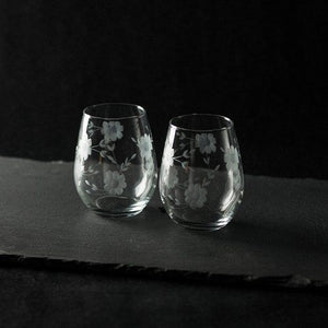 Floral Wine Glasses on Giftsuite.com