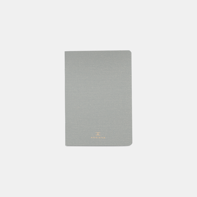 Grey Linen Jotter Notebook