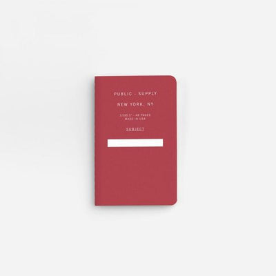 Red Pocket Notebook